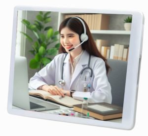 Suporte Tablet-Hospitalar de Parede Smart-Medic-One
