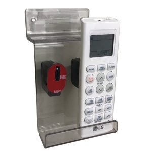Suporte Controle Remoto de Parede Cabo Retratil